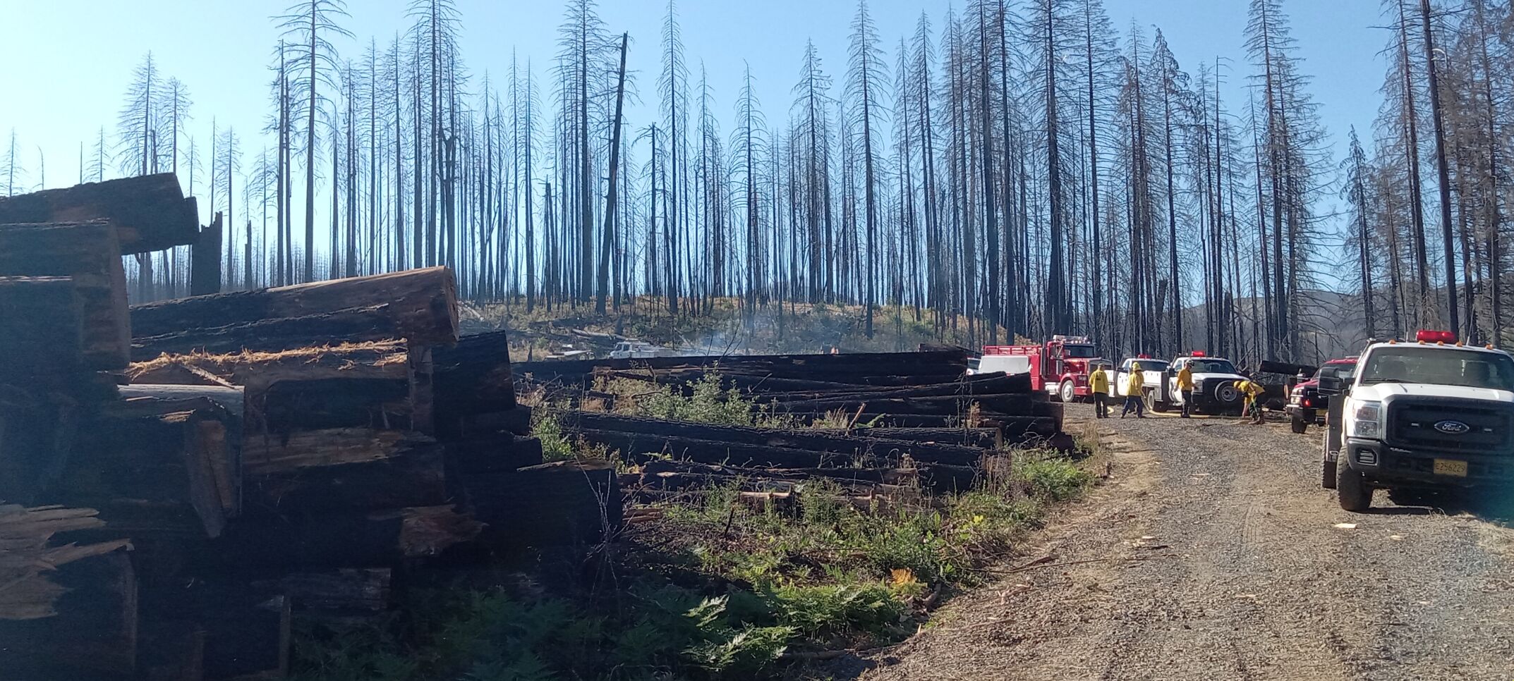 McComas Creek Fire crews